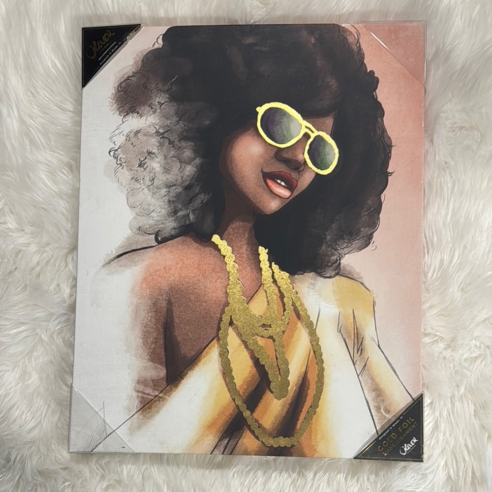 Oliver Gal Gold and Brown Artful Painting